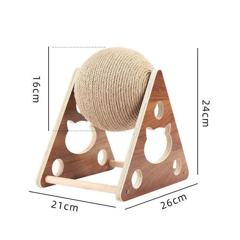 Ormollo™ Wooden Cat Scratching Post