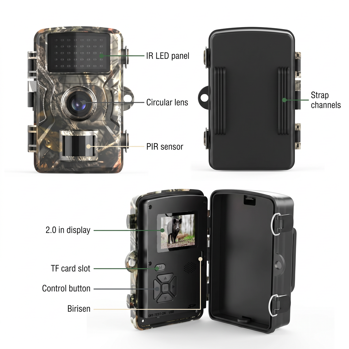 Ormollo™ Outdoor Pet Monitoring Camera