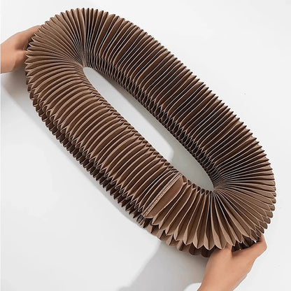 Ormollo™ Foldable Cat Scratcher with Bell & Catnip