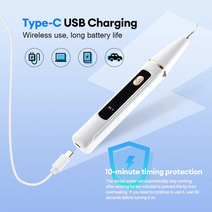 Ormollo™ Ultrasonic Dental Scaler Electric Plaque and Tartar Remover