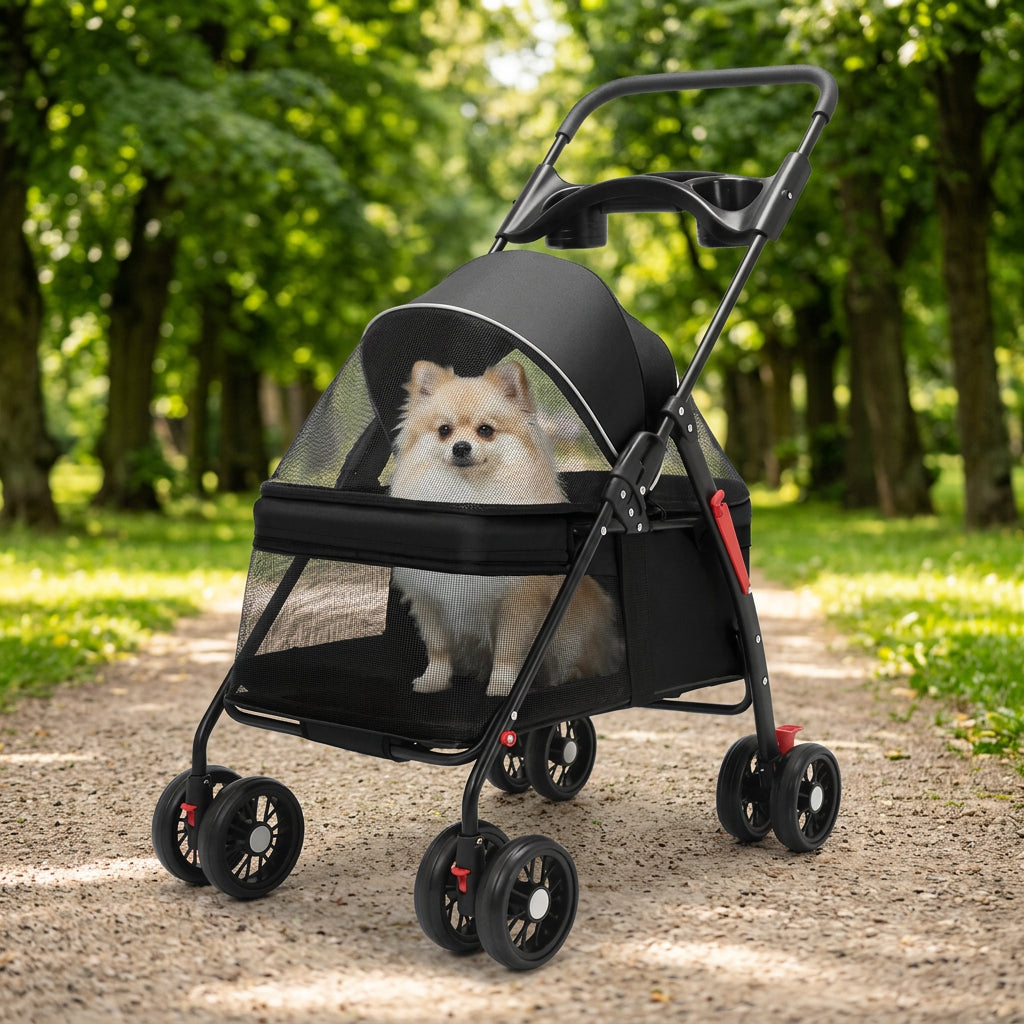 Ormollo™ Foldable Pet Stroller