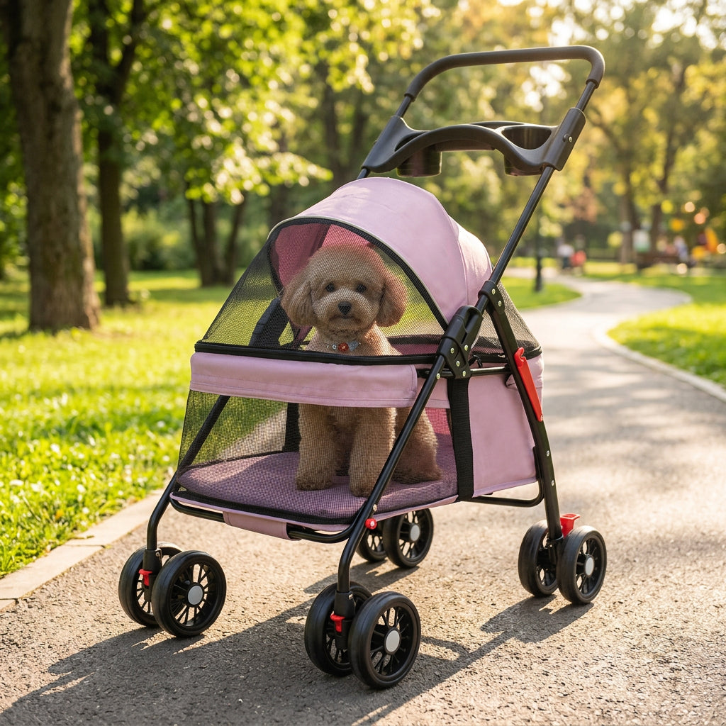 Ormollo™ Foldable Pet Stroller