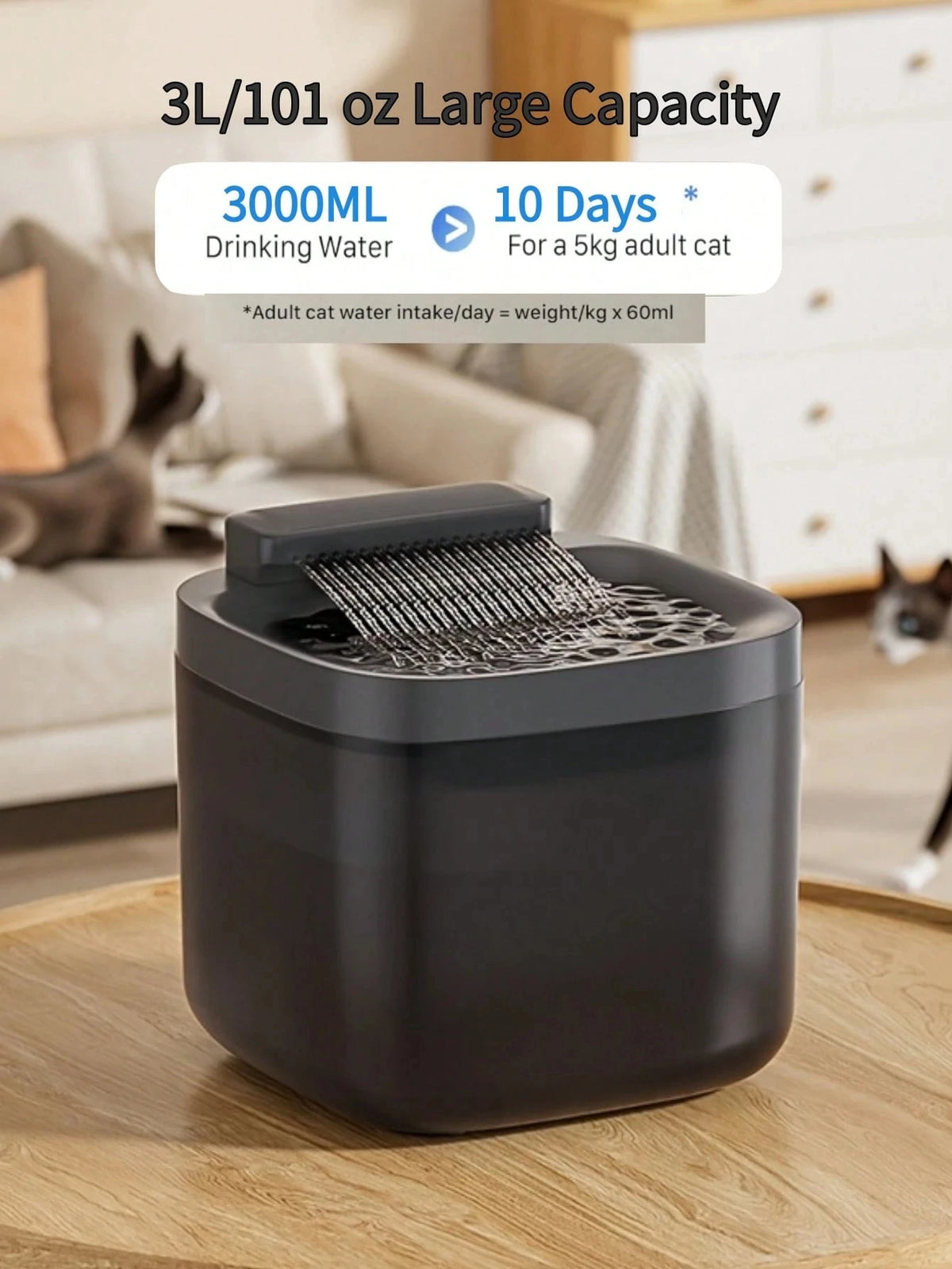 Ormollo™ 3L Pet Water Fountain