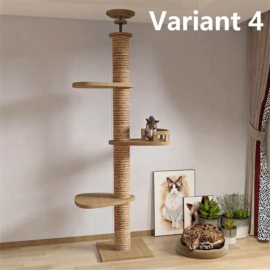 Ormollo™ Floor-to-Ceiling Cat Tower