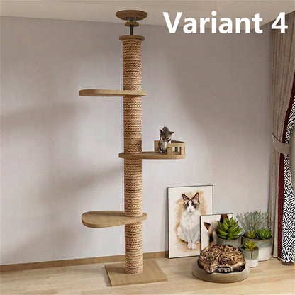 Ormollo™ Floor-to-Ceiling Cat Tower
