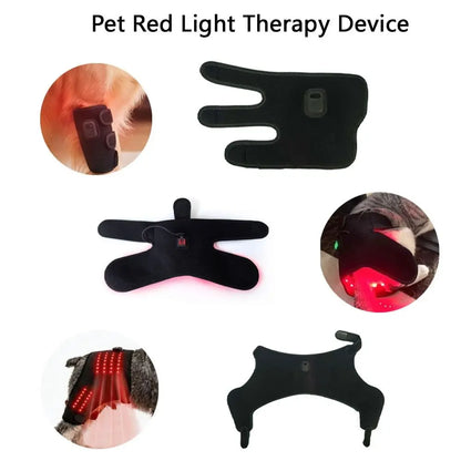Automatic Timing Pet Red Light Recovery Device Promote Circulation Relieve Discomfort Dog Infrared Light Knee Brace