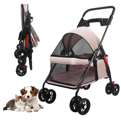 Ormollo™ Foldable Pet Stroller