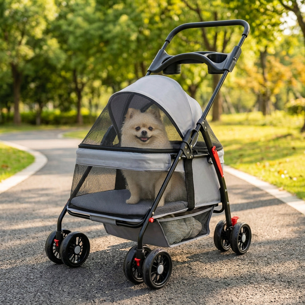 Ormollo™ Foldable Pet Stroller