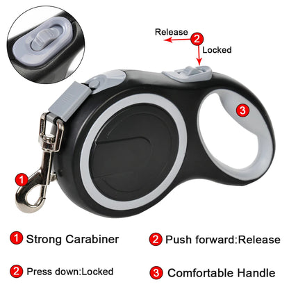 Ormollo™ 3m Retractable Dog Lead