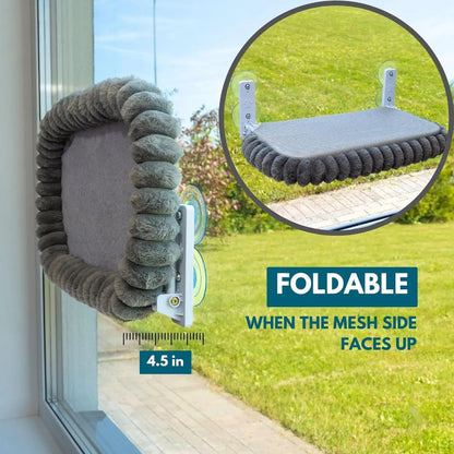 Ormollo™ Cat Window Hammock Bed with Suction Cups