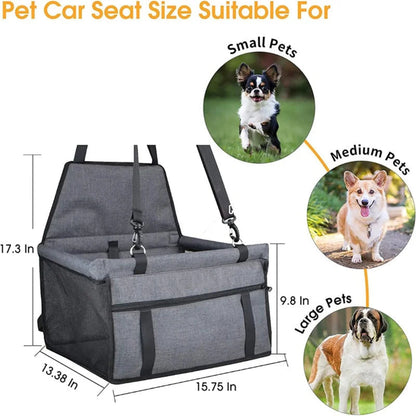 Ormollo™ Foldable Pet Car Seat for Dogs and Cats