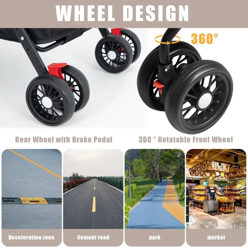 Ormollo™ Foldable Pet Stroller