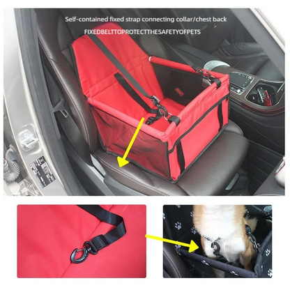 Ormollo™ Foldable Pet Car Seat for Dogs and Cats