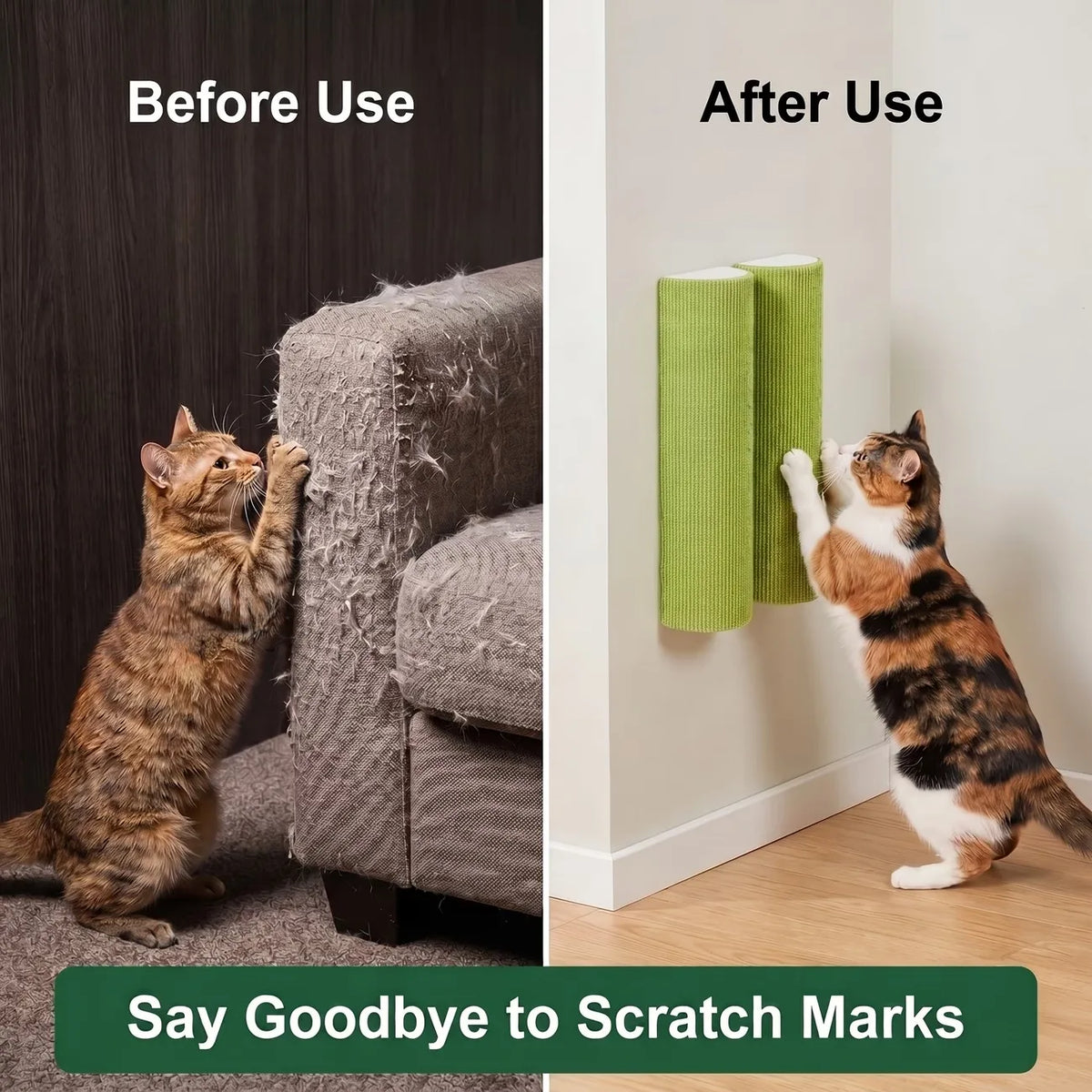 High-Adhesion Cat Scratching Post,Pet Toy,Suitable for Cats' Indoor Claw Sharpening Play,Furniture Protection Scratching Board