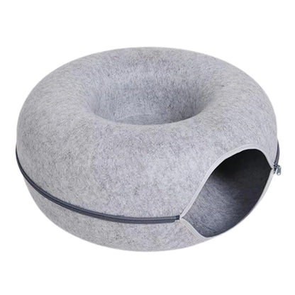 Ormollo™ Tunnel Donut Cat Bed