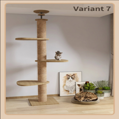 Ormollo™ Floor-to-Ceiling Cat Tower