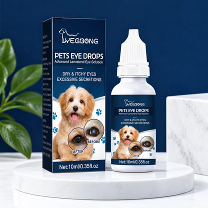 Ormollo™ Pet Eye Cleaning Drops for Dogs and Cats