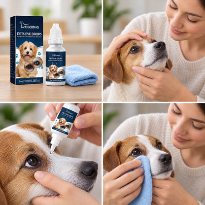 Ormollo™ Pet Eye Cleaning Drops for Dogs and Cats