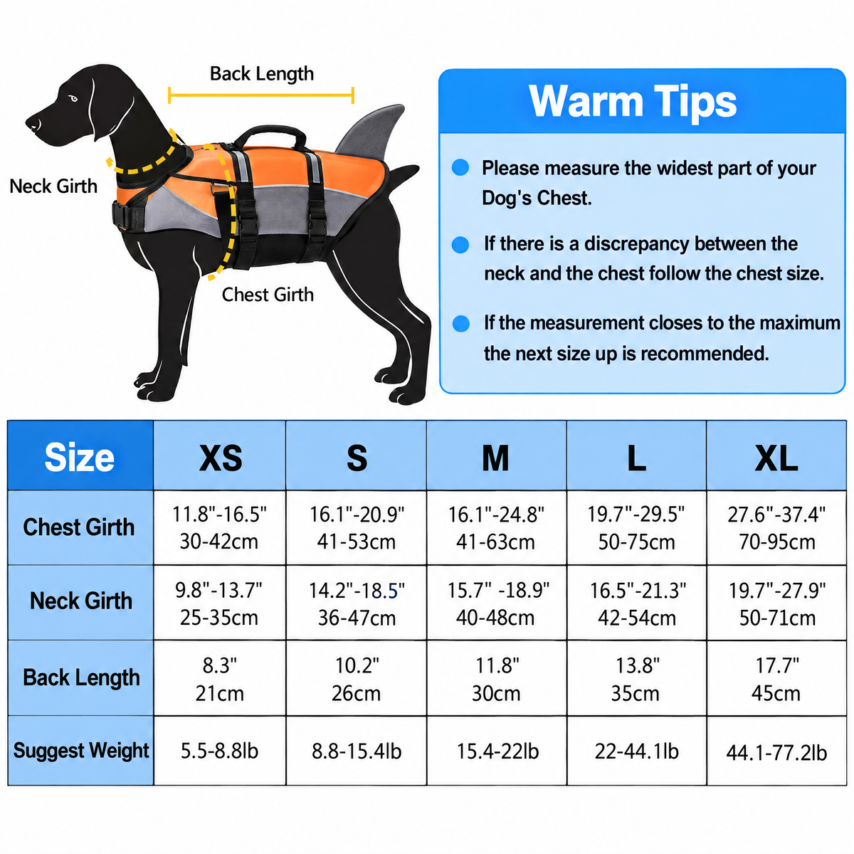 Ormollo™ Dog Life Jacket